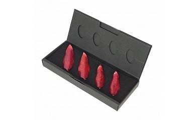 木の葉の箸置き ニコニコセット(4個入) ※かき FC020002