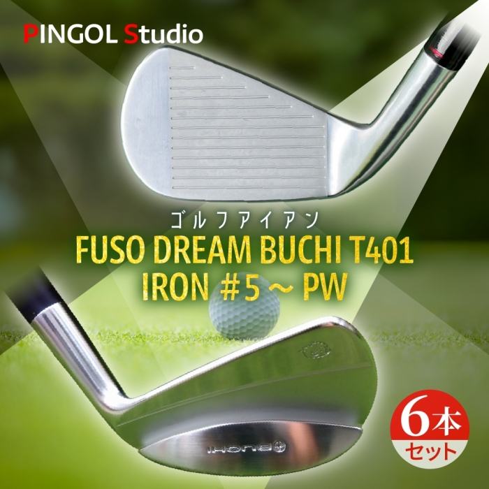 18623023 【 PINGOL Studio 】ゴルフ　アイアン　FUSO DREAM　T401　IRON　＃5～PW（6本セット）