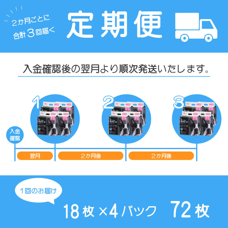 定期便 年3回 ペットシーツ ネオシーツ+カーボンDX スーパーワイド 18枚入×4パック（1700）