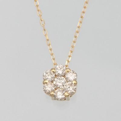 ふるさと納税 昭和町 K18 0.30ct ダイヤモンド ペンダントネックレス HH-019717