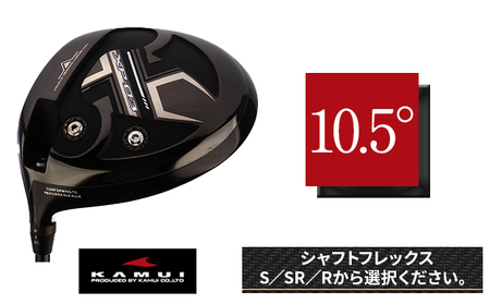 ゴルフクラブ（XP-03）レフティ ドライバー 10.5° オリジナルシャフト シャフトフレックス（SR)