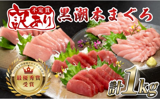 訳あり 不定貫 国産 養殖本マグロ 大トロ・中トロ・赤身 3種 計1kg 黒潮本まぐろ 全国養殖クロマグロ品評会 最優秀賞受賞 柵 刺身用 本マグロ クロマグロ 本鮪 まぐろ 鮪 お刺身 さしみ 大トロ トロ 中トロ 赤身 海鮮丼 漬け丼 手巻き寿司 鉄火丼 まぐろ丼 小分け 個包装 真空パック 冷凍 不揃い 家庭用 海鮮 年末年始 高知県 大月町 4万円