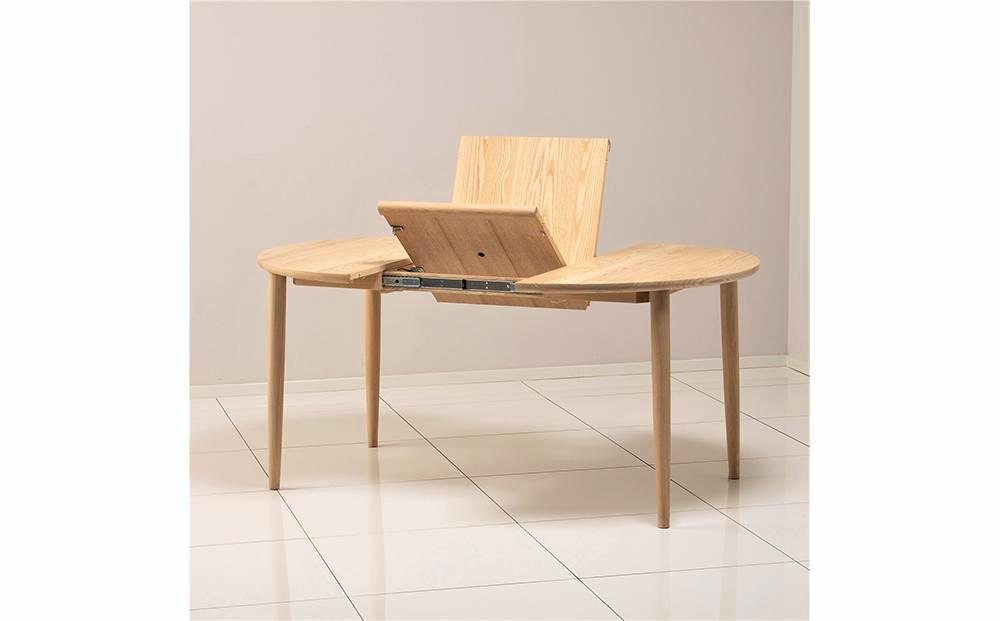 旭川家具 カンディハウス マム EXテーブルφ105 北海道タモNF_00895