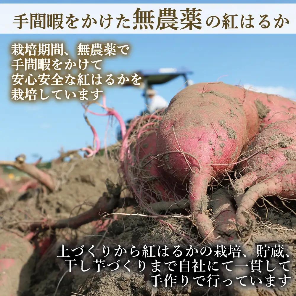 福島産 紅はるか 干し芋 (丸干し150g)×3袋 ＜2027年1月以降順次発送＞ 新地町