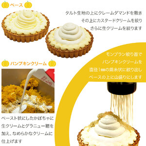 パンプキンタルト かぼちゃ 4号 冷凍 ケーキ モンブラン モンブラン モンブラン