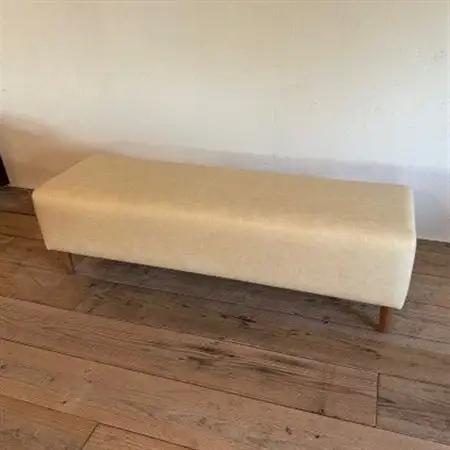 150 Bench(150ベンチ)ランド アイボリー BR鉛筆脚【SWOF】_雑貨・日用品 椅子・チェア・ソファ 家具・インテリア _【1539040】