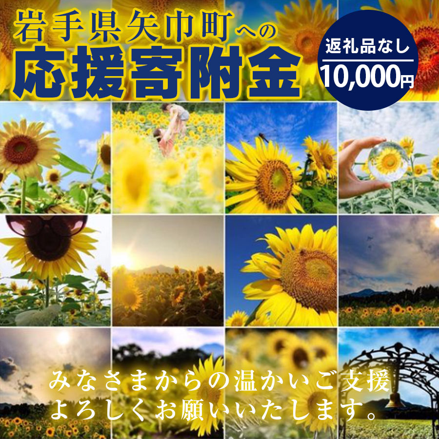 【ふるさと納税】岩手県矢巾町（やはばちょう）応援寄附金（※返礼品なし）10,000円