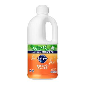 食器用洗剤キュキュット　つめかえ用　1250ml×6本