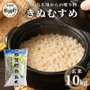 【ふるさと納税】「令和6年産 新米 先行受付」徳島県那賀町相生産 きぬむすめ 玄米 10kg 1袋「2024年10月上旬より発送」【徳島 那賀 国産 徳島県産 お米 こめ おこめ 米 ご飯 ごはん 玄米 10キロ 和食 おにぎり お弁当 おいしい 玄米 食べて応援 お取り寄せ 産地直送】YS-37