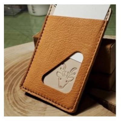 ふるさと納税 高山村 ケモノのカードケース(シカ革)(3かくパスケース) |  | 01