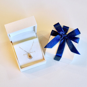 【ジュエリー】K10 イエローゴールド シトリン ペンダント ネックレス 保証書付 SMK-5221 242-013-b