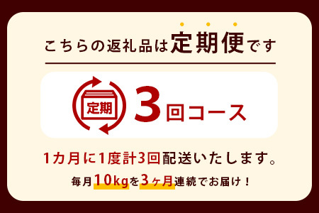 玄米 定期便3回 那賀町のお米(玄米) キヌヒカリ 10kg×3回 合計30kg 定期便 玄米 YS-30 お米 玄米 四国 玄米 徳島 玄米 那賀 玄米 相生 玄米 美味しい玄米 3ヵ月 3か月 3