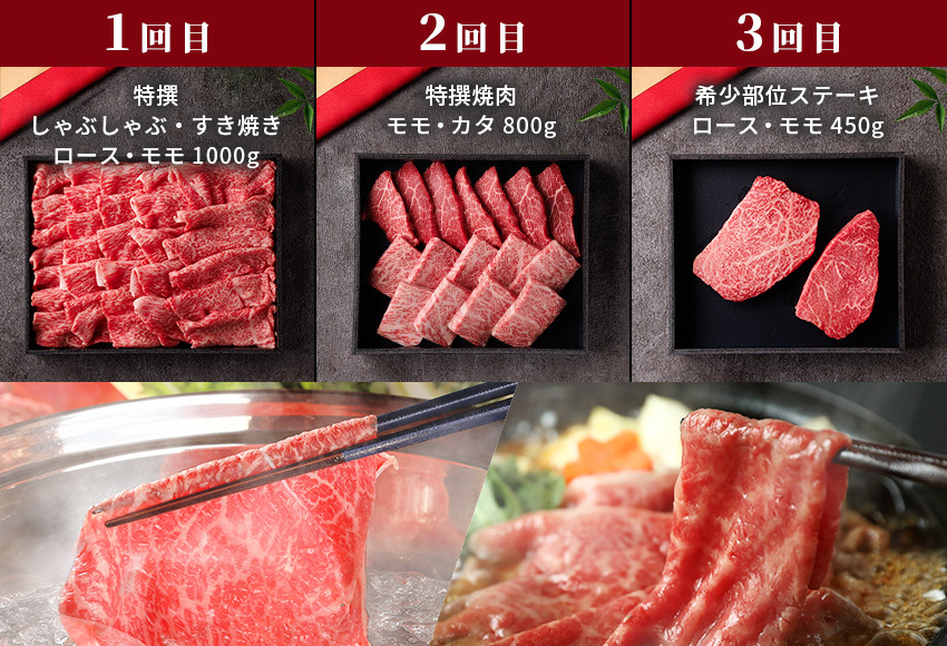991.【和牛セレブ（鳥取和牛定期便：6回）】ゴールドクラス《検索用ワード:牛肉 すき焼き ステーキ しゃぶしゃぶ 焼き肉 焼肉》