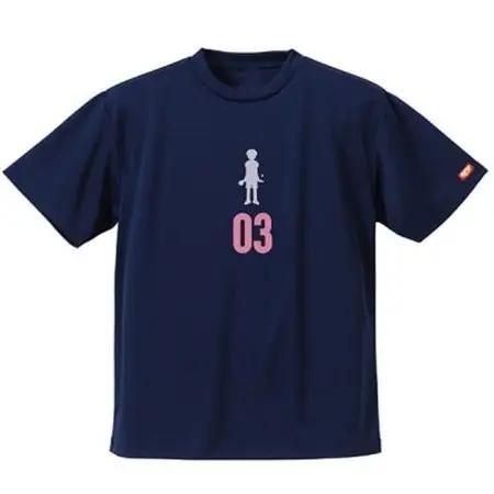 JTTA公認　卓球ユニフォーム【男女兼用(ドライ):Lサイズ】プレイヤー　03　ネイビー_装飾品・工芸品  洋服 _【1524642】