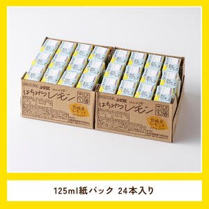 サンAはちみつレモン　125ml紙パック×24本 【 飲料 ジュース はちみつ レモン れもん マイヤーレモン 九州産 紙パック 送料無料 】