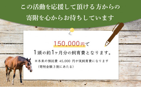 ホーストラスト引退馬支援1万円分