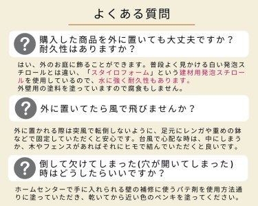 ガーデニング 雑貨お家型のシャビー塀＜Moon Rabbit＞