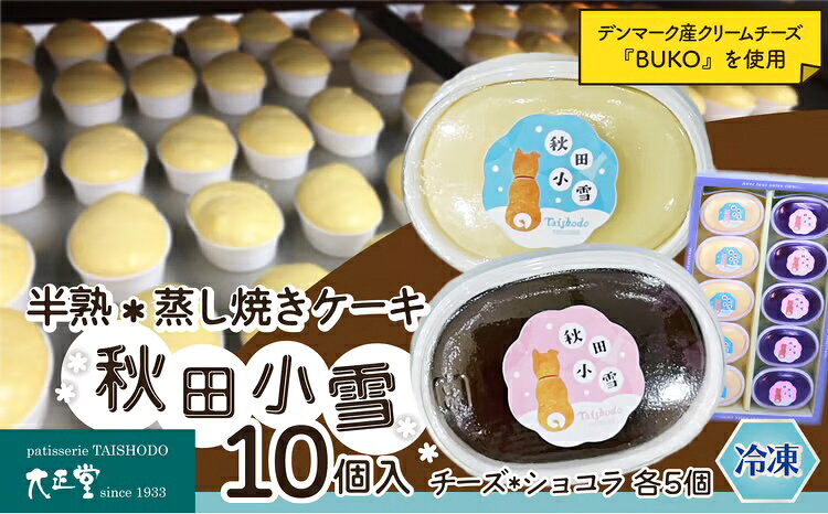 【ふるさと納税】秋田小雪10個入 小分け チーズ チョコレート バズり 大ヒット おやつ お菓子 スイーツ 冷凍 食品 お取り寄せ お取り寄せグルメ 秋田県 大館市 送料無料 【50P5625】【大正堂((株)ダスキン北秋)】