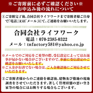 a981-A 空き家の外部点検サービス(1回・外観部限定)【合同会社ライフワーク】 確認 空き家 空家 庭 外部 点検 代行