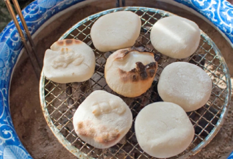 ひじきドリーム おもち詰め合わせ（平もち3袋＋よもぎもち2袋）【期間限定 平もち 10個×3袋 よもぎもち 10個×2袋 餅 もち ヒメノモチ 杵つき エコロジー農産物 減農薬 減化学肥料 餅取り粉使