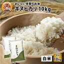 【ふるさと納税】【令和6年産】キヌヒカリ10kg（5kg × 2袋） おいしい多賀のお米 [B-00401] / 滋賀県産 多賀町 米 お米 白米 ご飯 精米 袋 国産 送料無料