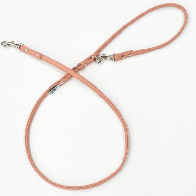 ふるさと納税 八潮市 丸めリード【Sサイズ】フラミンゴ(本革製)kazama premium