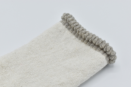 内側シルクのおやすみレッグウォーマー2本セット(ベージュ)//  靴下 温かい 温活 ルームソックス 冷え  オーガニックコットン　シルク 足元 靴下 くつした ソックス レッグウォーマー日本製 奈良