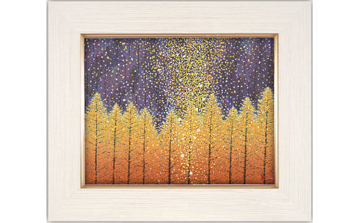 「きらめき」【 版画 額付 小川手漉和紙 小暮真望 東松山 埼玉県 】