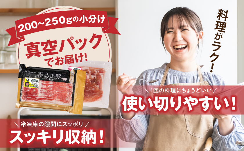 家計応援キャンペーン!霧島黒豚バラしゃぶ&切り落とし1.3kgセット+ハンバーグ_11-2807-CP