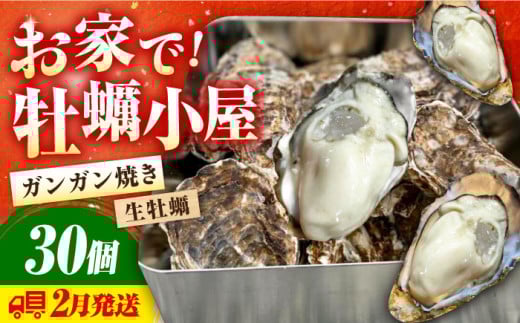 【2月20日（金）着】牡蠣 殻付き かき カキ 【生牡蠣】究極の漁師めし！かきうちの殻付き牡蠣ガンガン焼き 30個 かき 海鮮 和食 海産物簡単 レシピ 広島県産 江田島市/株式会社かきうち [XBK012] 牡蠣 むき身 殻付き 殻付 殻 かき カキ 生牡蠣 広島牡蠣 オイスター カキフライ 魚介類 魚介 貝類 海鮮 広島県産 国産 産地直送 贈答 ギフト 特産品
