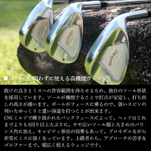 【マスダゴルフ】スタジオウェッジ M425 銅メッキ仕上げ P/A 【シャフト：N.S.PRO　MODUS3 105WEDGE】 ゴルフ ゴルフクラブ ウェッジ 【受注生産】