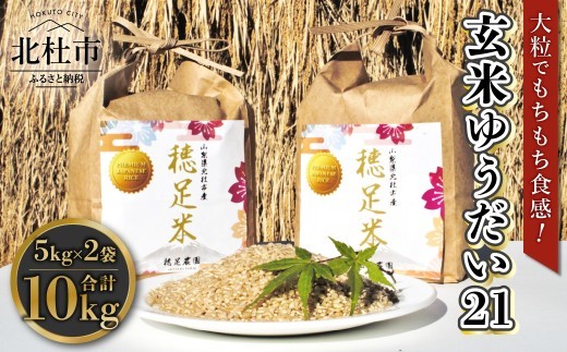 
                  【先行予約】【令和8年度新米】玄米 有機肥料使用 ゆうだい21 5kg×2袋　お米 コメ プレミアム品種 ごはん お弁当 おにぎり 殺虫剤不使用 殺菌剤不使用 仕送り ギフト
                