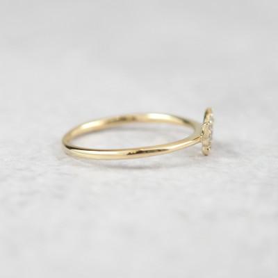 ふるさと納税 山梨県 【山梨県】【ジュエリー】K10 Papillon/パピヨン リング 3号 |  | 02