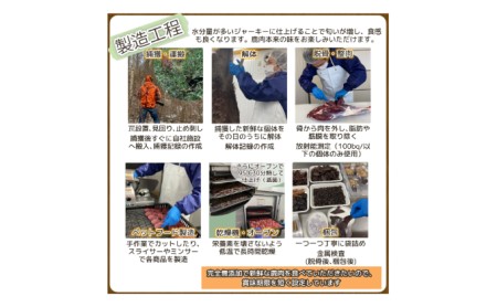 長野県産 軽井沢鹿工房 愛犬用 鹿肉ジャーキー 120g(ももスライスジャーキー) ペット ドッグ フード 信州産 無添加 オーガニック 低カロリー 低脂肪 栄養価 小型犬 大型犬 素材 そのまま 食