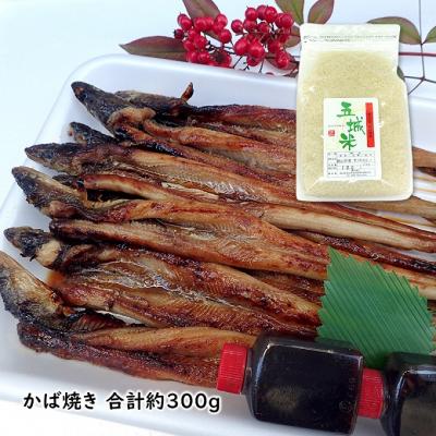 ふるさと納税 瀬戸内市 山銀商店 かば焼きあなご(合計約300g)と岡山県産五城米2kgのセット[No.5735-0737]