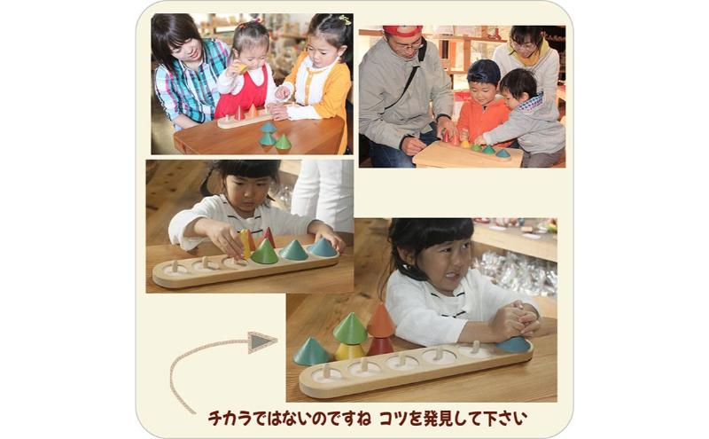 木のおもちゃ/精神状態を測るピックアップコーン psc / 型はめ 知育玩具 日本製 1歳～100歳 高齢者 老人 リハビリ バリアフリー おしゃれ 誕生日ギフト～出産祝い 男の子 女の子 頭の体操 