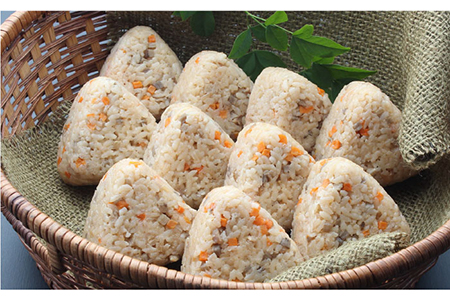 レンジDEかんたん☆佐賀牛ステーキ&みつせ鶏おにぎりセット [FBF069]