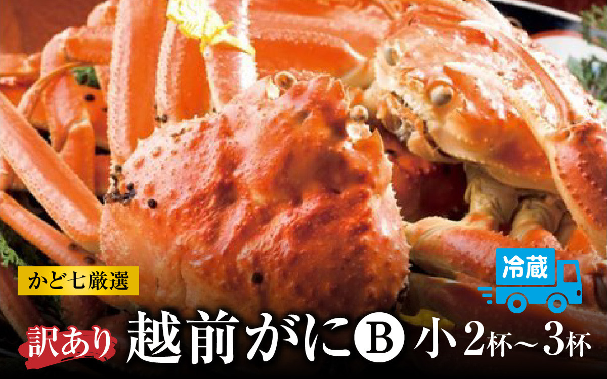 
            【先行予約】かど七厳選 越前がに訳あり詰め合わせ（B）【1月2月3月発送】[F-045009]
          