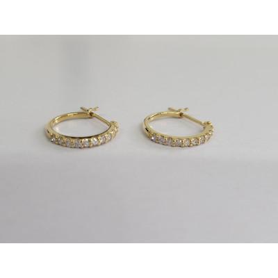 ふるさと納税 松山市 K18　ダイヤ　0.20ct　フープ　ピアス |  | 02