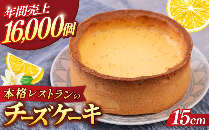 チーズケーキ 5号（15cm) 4～6人分 【日本水産観光株式会社】 [AKBR001]