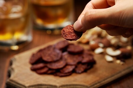 京丹後産ジビエ　鹿ソーセージ/チップス