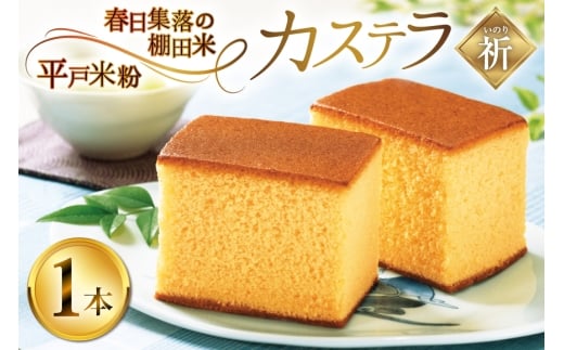 カステラ 長崎 祈(いのり) 1本 約 400g [つたや總本家 長崎県 平戸市 hr42bgy410037] お菓子 菓子 スイーツ 焼き菓子 焼菓子 おやつ