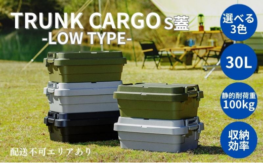 トランクカーゴ S蓋 30L LOW TYPE ブラック