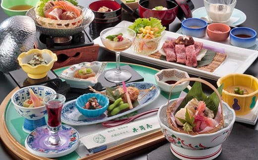 【猫啼温泉 井筒屋】夕朝食もお部屋出し！女将イチ押しの地元ブランド牛！いしかわ牛の炙り焼き香草風味焼き付（1泊2食付）ペア宿泊プ