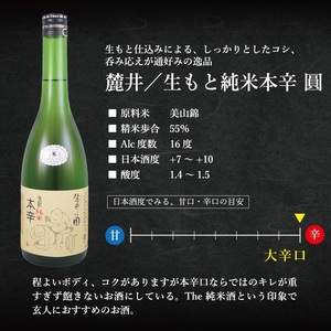 SA1965　6銘柄から選べる純米酒2本セット　※1本目：初孫出羽の里　2本目：麓井生もと純米本辛圓