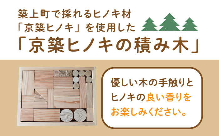 【築上町産木材】京築ヒノキ の 積み木《築上町》【京築ブランド館】 [ABAI020] 22000円 2万2千円