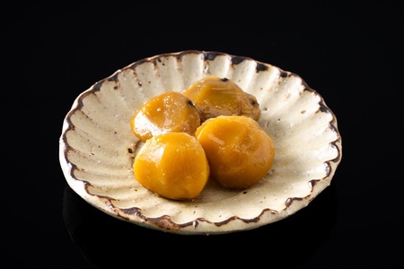 中山栗 栗の甘煮 200g×2パック セット 真空包装 ゆうパケット便 栗 愛媛 数量限定 お正月 年越し 迎春 お年賀 手作り 年末 年始 きんとん 伊予市｜B04