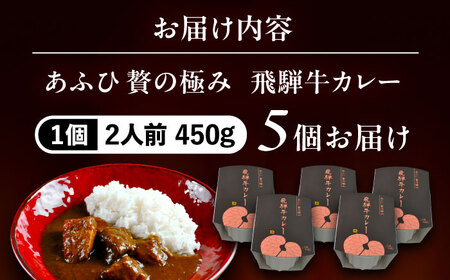 -あふひ 贅の極み- 飛騨牛カレー 2人前×5個セット / レトルトカレー ご当地カレー 常温保存 時短 / 恵那市 / テンポイント [AUEU004]