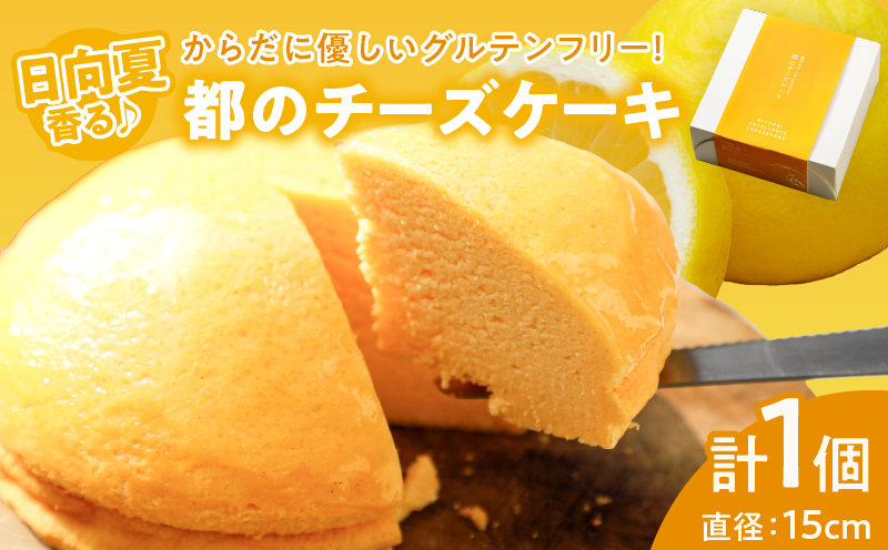 【2週間以内発送】農の都で生まれた「都のチーズケーキ」計1個 スイーツ 洋菓子 国産_T038-0097
