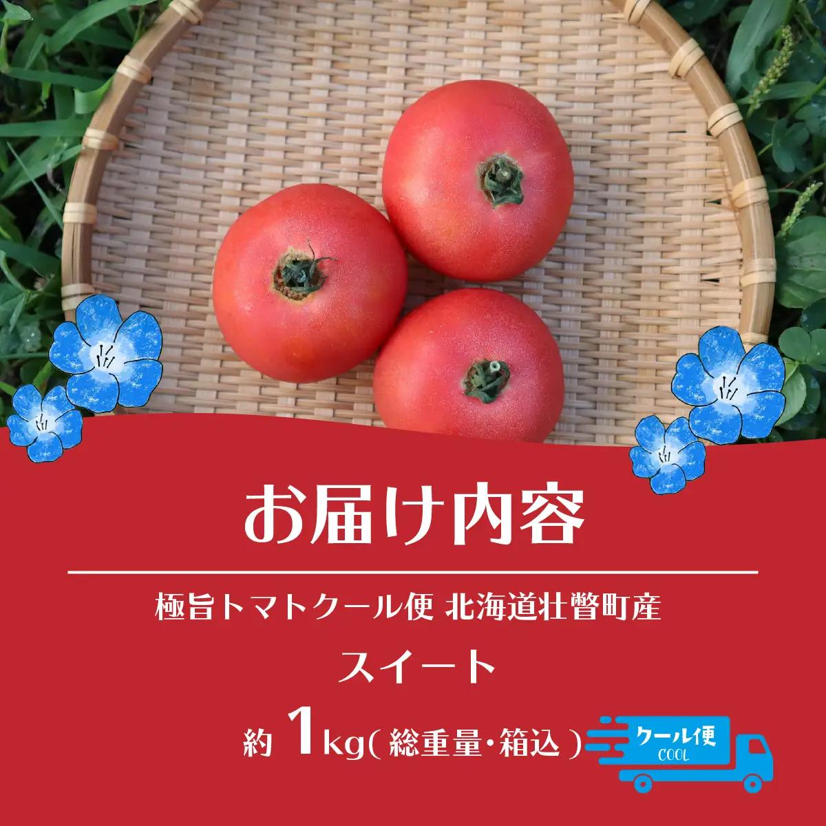 【2026年7～10月限定発送】極旨トマトクール便 北海道壮瞥町産 スイート3kg 中玉トマト